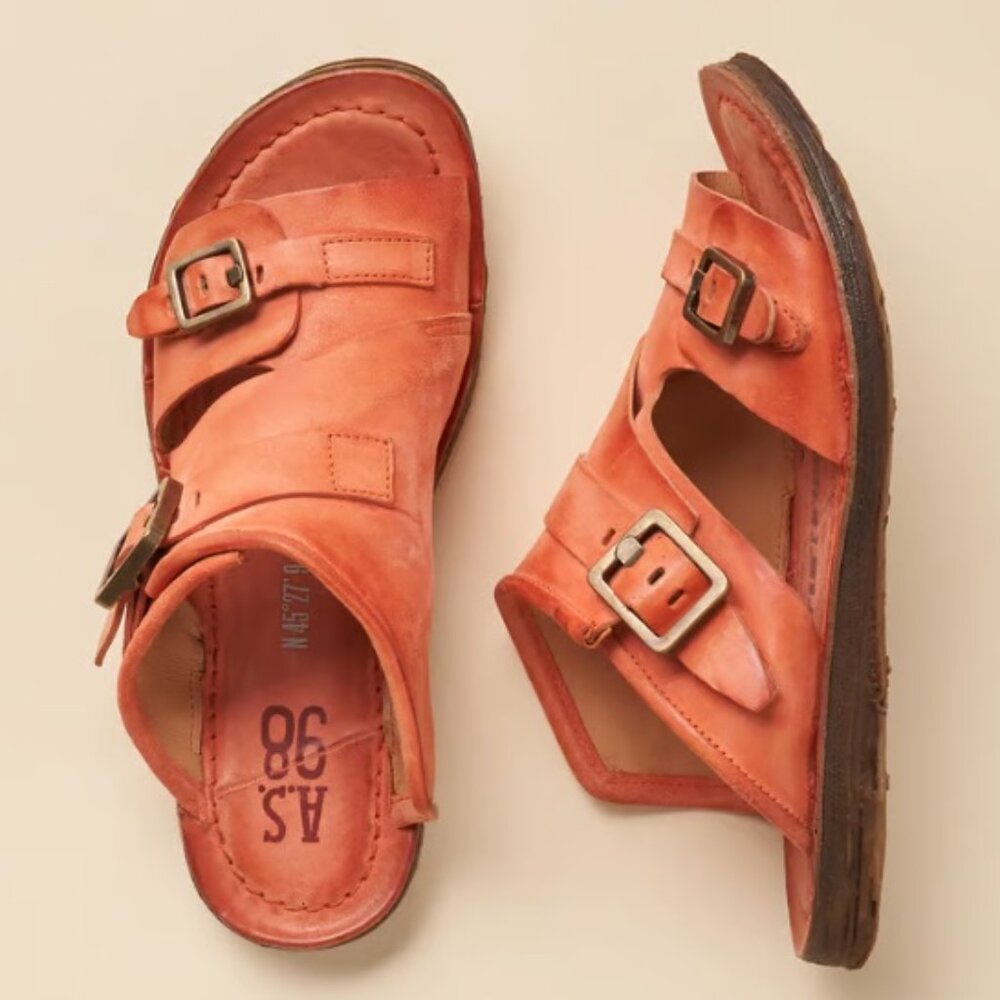 NIB A.S.98 Rami Sandals (39) 9